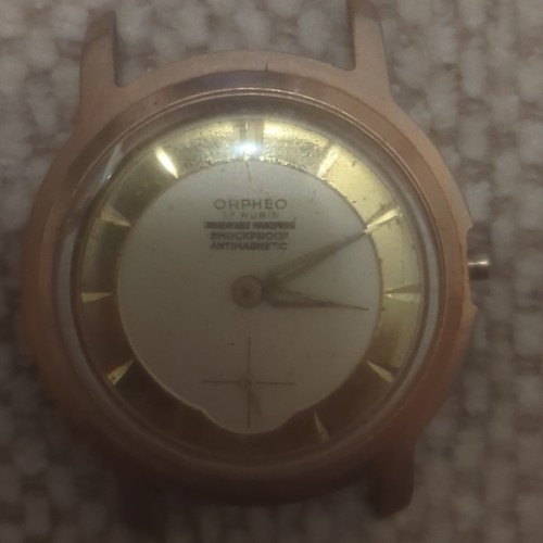 Orpheo montre dorée cadran - orpheo,