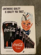 PETITE PLAQUE PUBLICITAIRE COCA COLA
