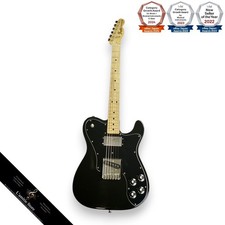 Guitare électrique Fender 1974 Telecaster Custom noire 4,23 kg