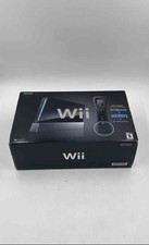 Nintendo Wii RVL-001 Black Home Console System With Controller And Power Cable