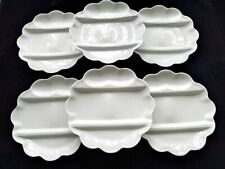 6 Assiettes à asperges en