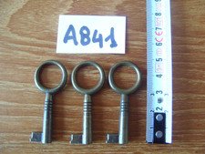 LOT A841 DE 3 CLÉ CLÉS CLEFS