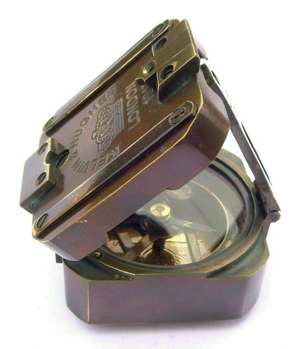 Ancienne boussole brunton - ancienne, en