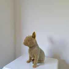 Statue de bouledogue français