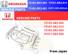 Clip supérieur côté pare-brise rh lh (8) Honda Civic 92-95 MOLDING FR WINDSHI...