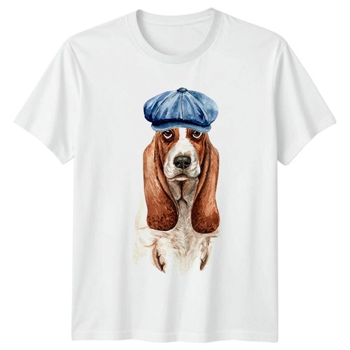 Shirt homme basset hound dog - homme,
