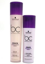 Schwarzkopf BC Bonacure Keratin Smooth Perfect Shampoo 8.5oz & Conditioner 6.7oz
