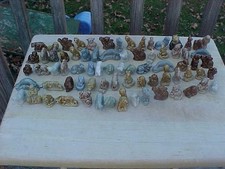 Lot of 75 Wade Whimsies Red Rose Figures Mixed Bulk Lot (B)