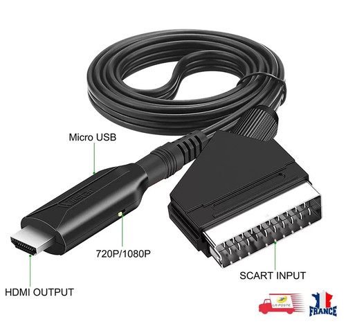 Scart péritel 1080p vers - péritel,