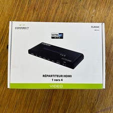 Splitter 1x4 HDMI HUB Répartiteur Full HD 4K 1 HDMI entrée 4 sortie,