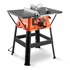 VEVOR Scie Circulaire sur Table avec Support Compacte 254 mm 1800 W 4800 tr/min