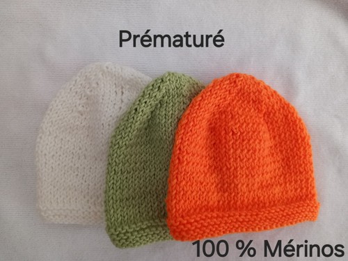 Lot bonnets bébé - 3,