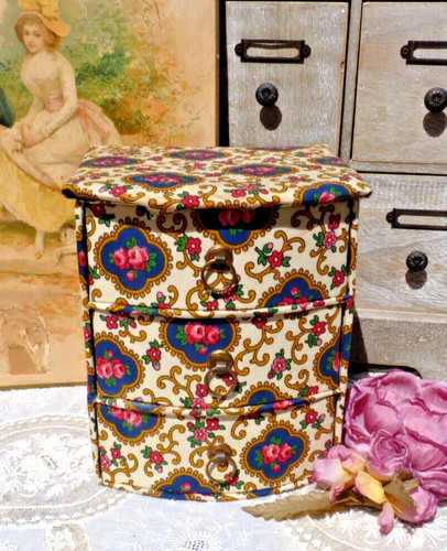 Ancien coffret tiroirs - à,