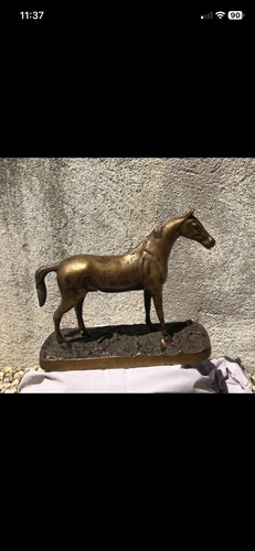 Statue cheval bronze - cheval, en