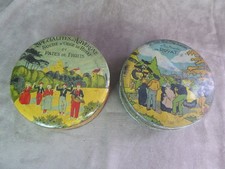 TWO ANTIQUE BOXES: ROYAT BARLEY SUGARS.