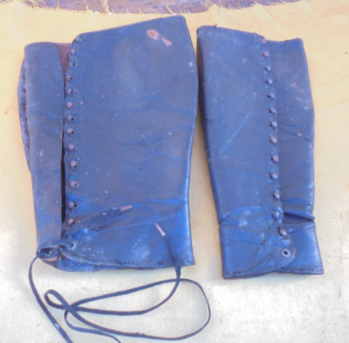 Guétres officier cuir - guétres,