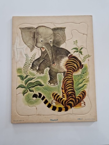 Playskool puzzle ancien carton - playskool,