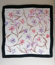Gucci Scarf - Carré Silk Twill Printed with Bows and Flora