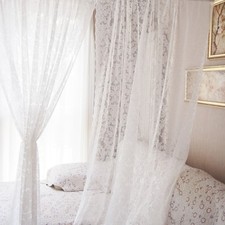 Baroque Dentelle Voile Rideau