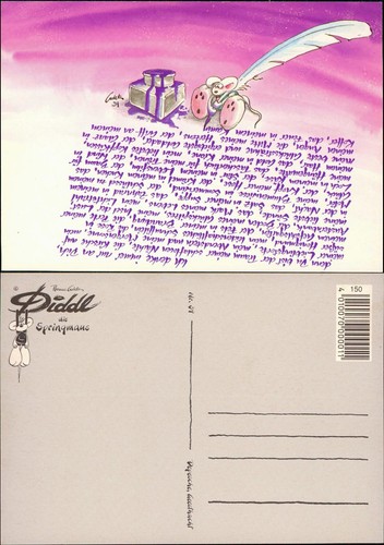 Postcard diddl - postcard, no
