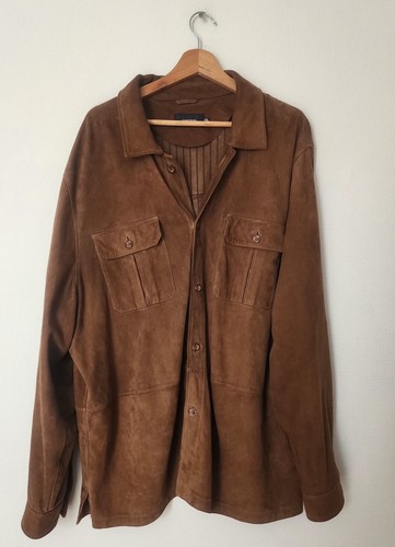 Veste daim véritable - en,