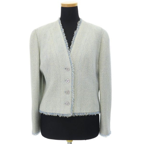 Veste tweed sans col - veste, en