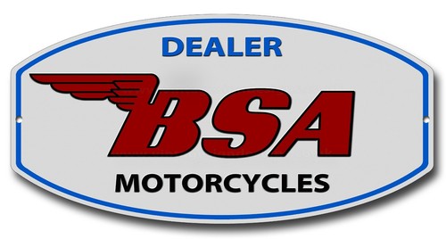 Bsa motos revendeur métal - bsa,