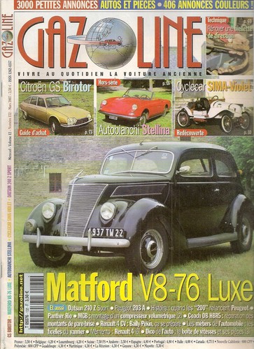 Gazoline 132 matford luxe - 132, v8