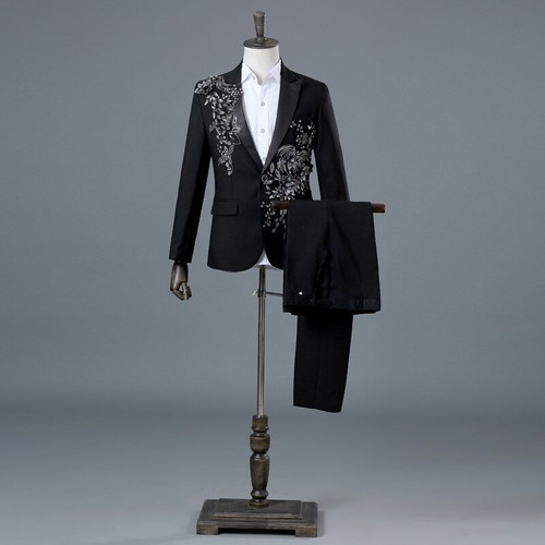 Tenue costume homme paillettes - tenue,