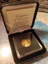 Médaille Or Béatification