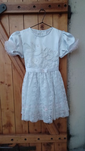Robe cérémonie blanche en - cérémonie,