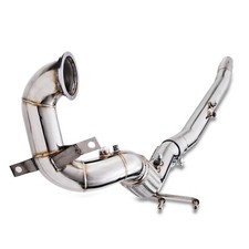 TUYAU D’ÉCHAPPEMENT 3" DECAT EN INOX POUR VW GOLF R VII 7 7.5 2.0 TSI 2013-2020