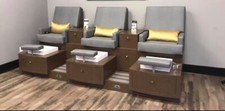 Triple Pedicure Throne Pedicure Chair