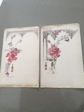 Lot 2 menus vierge grand format  père chartreux