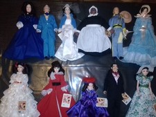 Lot de Poupées Autant en emporte le vent/World Doll collector/Scarlett O'Hara