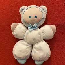 🇫🇷 VINTAGE FISHER PRICE BABY DOLL POUPÉE CHIFFON BLEU BLANC ÉTOILES TTBE