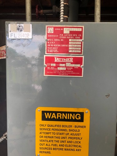 Lattner boiler hp - 15,