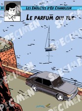 Dessin automobile vintage "Le