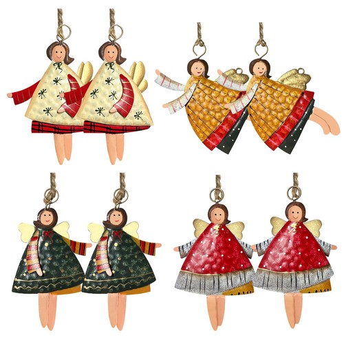 8pcs décorations métal - 8pcs, en