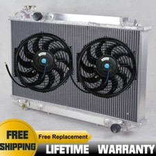 Aluminum Radiateur+2X12"Fan
