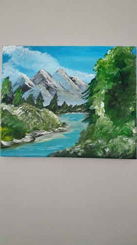 Tableau peinture acrylique - tableau,