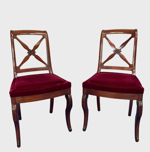 Paire chaises restauration - de,