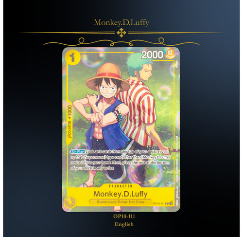 Monkey luffy op10 - op10-111, –