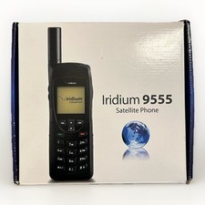 Iridium 9555 Extreme Satellite Phone Handset w/ Accessories Box Tested