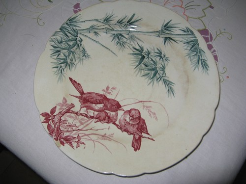 Assiette plate 1870 1914 - assiette,