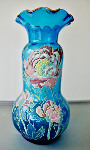Vase legras verre - legras, en