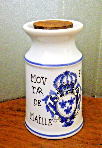 Ancien grand pot moutarde fine - ancien,