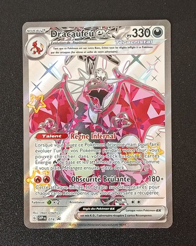 Carte pokémon dracaufeu - carte,