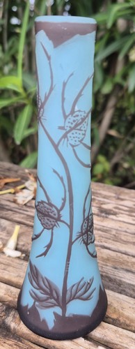 Vase pate verre dégagé - verre,