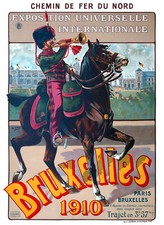 Affiche chemin de fer Nord -